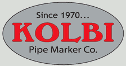 logo Kolbi Pipe Marker Co.